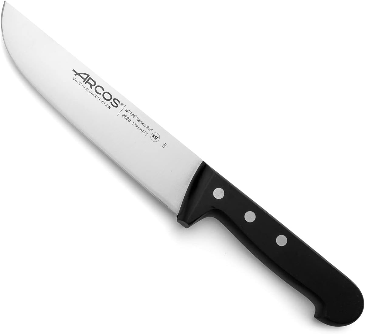 Fleischermesser, 18 cm Schwarz