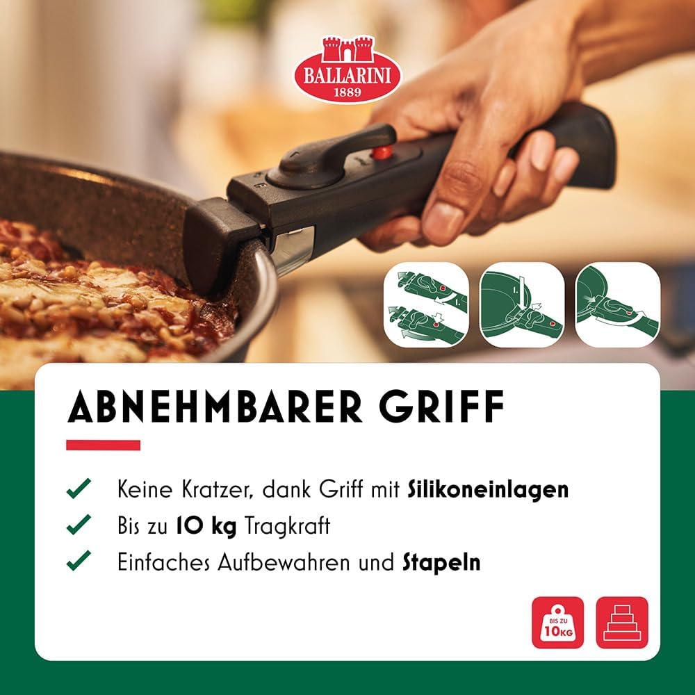 3-tlg Torre Bratpfannen Set 20 + 28cm, 2-tlg (20cm + 28cm)