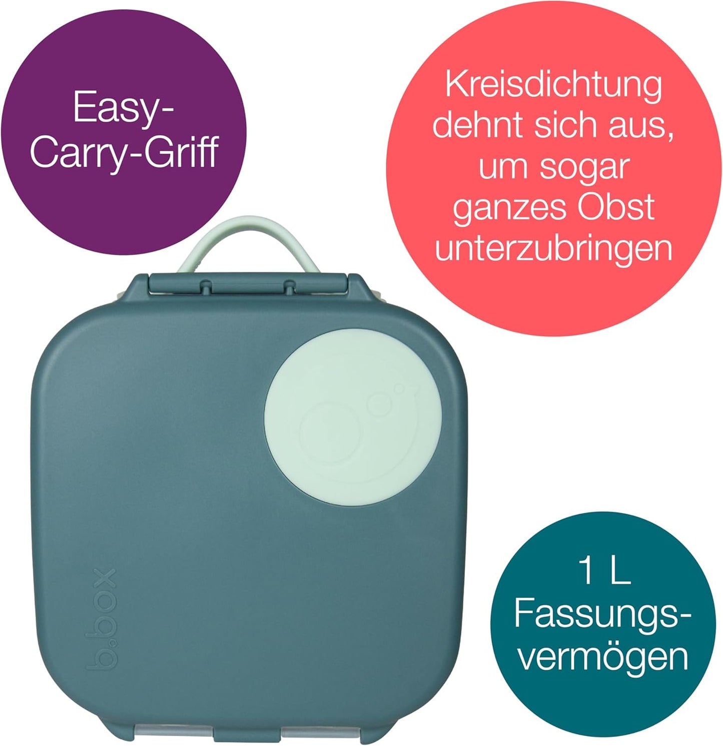 Mini Brotdose für Kinder, Smaragdwald