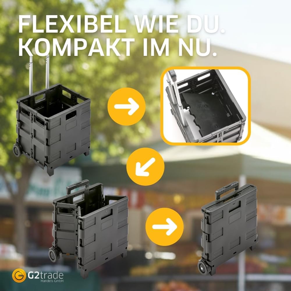 Klappbarer Einkaufstrolley