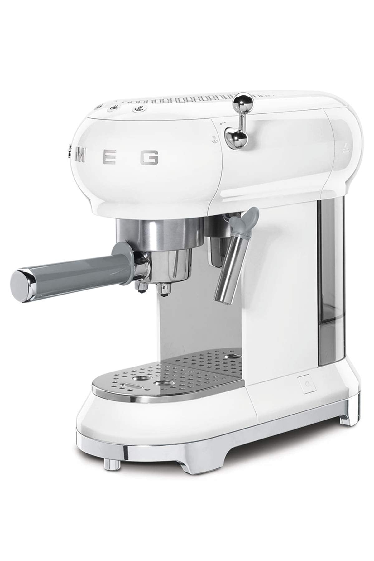 ECF01WHEU Espresso-Maschine mit Cappuccino-System, Weiss