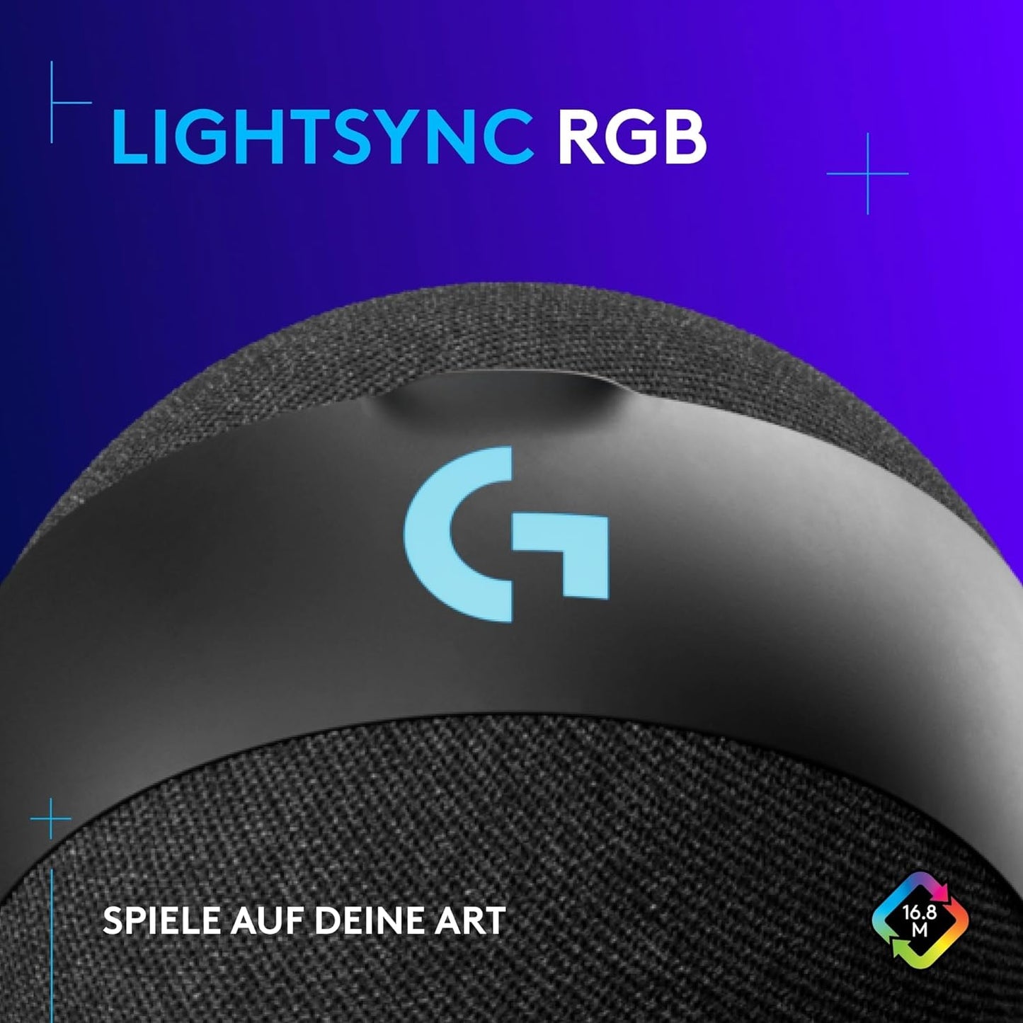 Yeti Orb Gaming-Kondensatormikrofon mit RGB, Schwarz