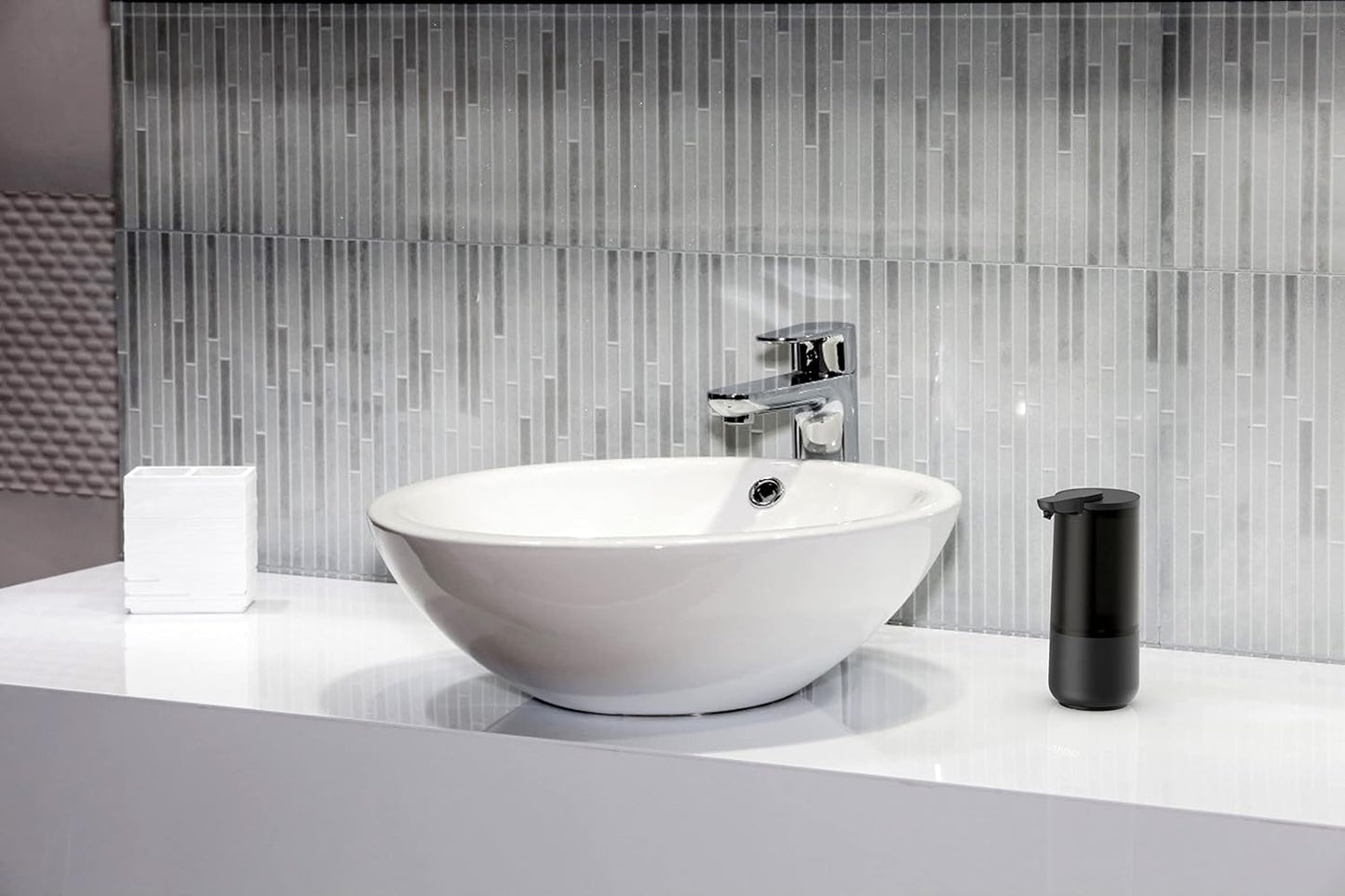 Automatischer Seifenspender SP1 mit Sensor, Schwarz