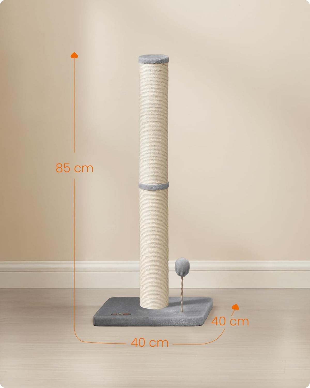 Kratzsäule PCA040G01 mit Plüschball & Glocke