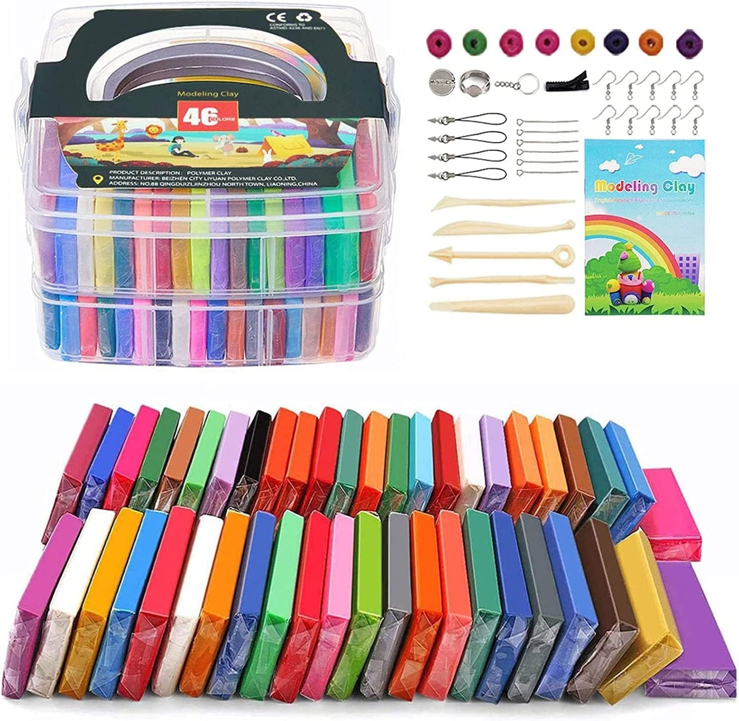 Knete Soft Set, 46 Color