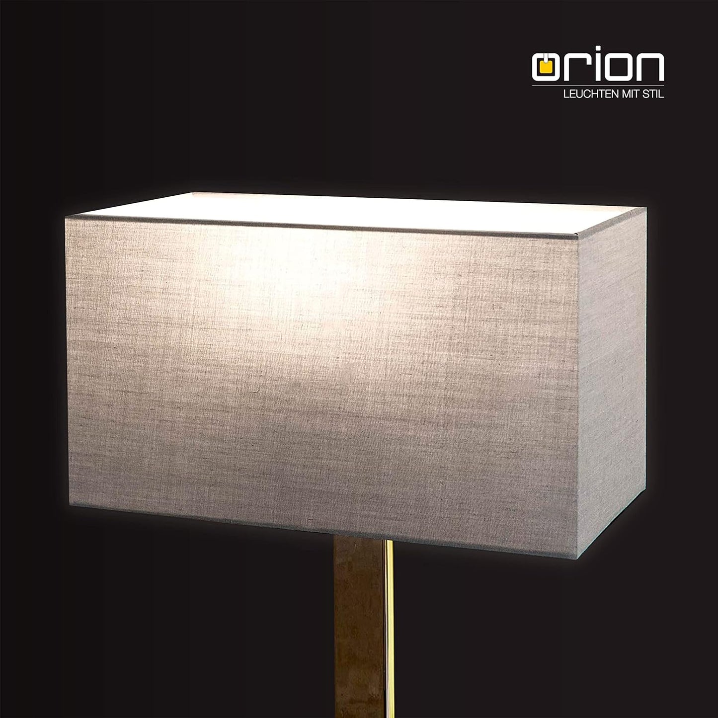 Ersatz-Lampenschirm für E27 Fassung, Grau 32x16x18cm