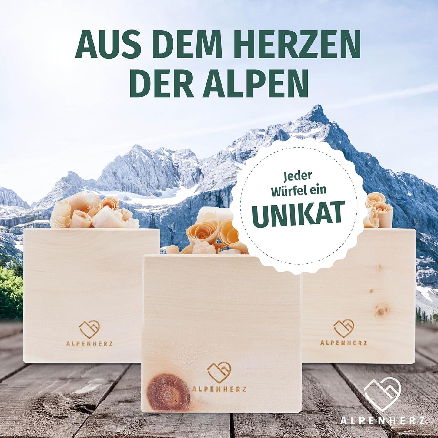 Zirbenwürfel-Set