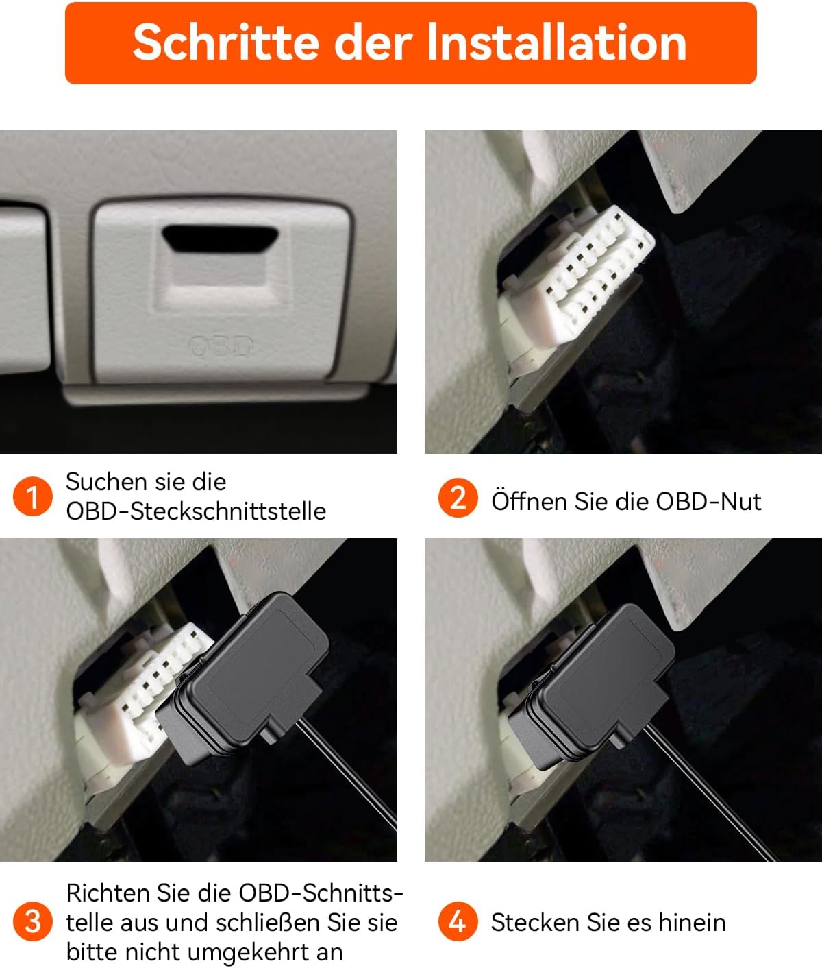 USB C OBD Hardwire für Vantrue Dashcam, modern