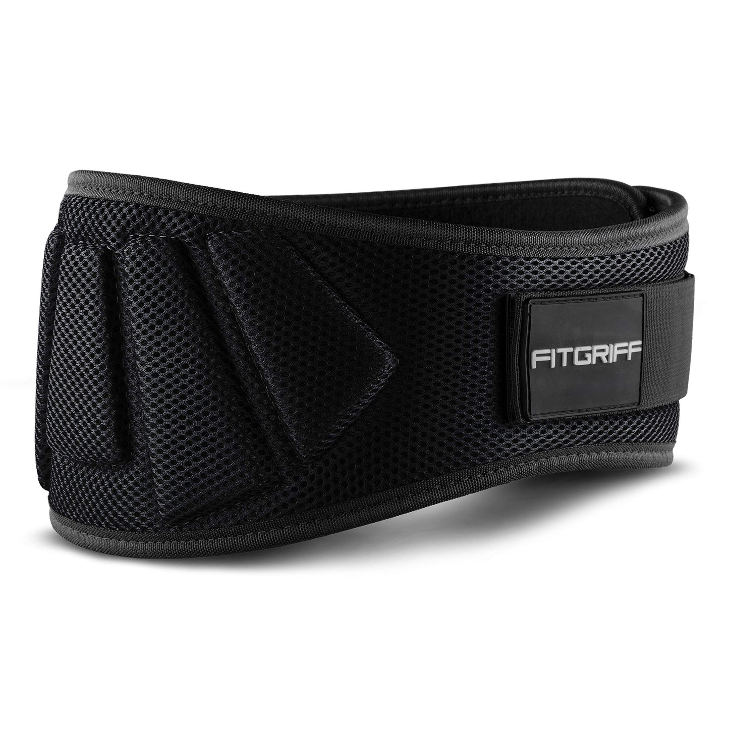 Gewichthebergürtel für Krafttraining, Schwarz 74cm - 81cm Bauchumfang (Small)