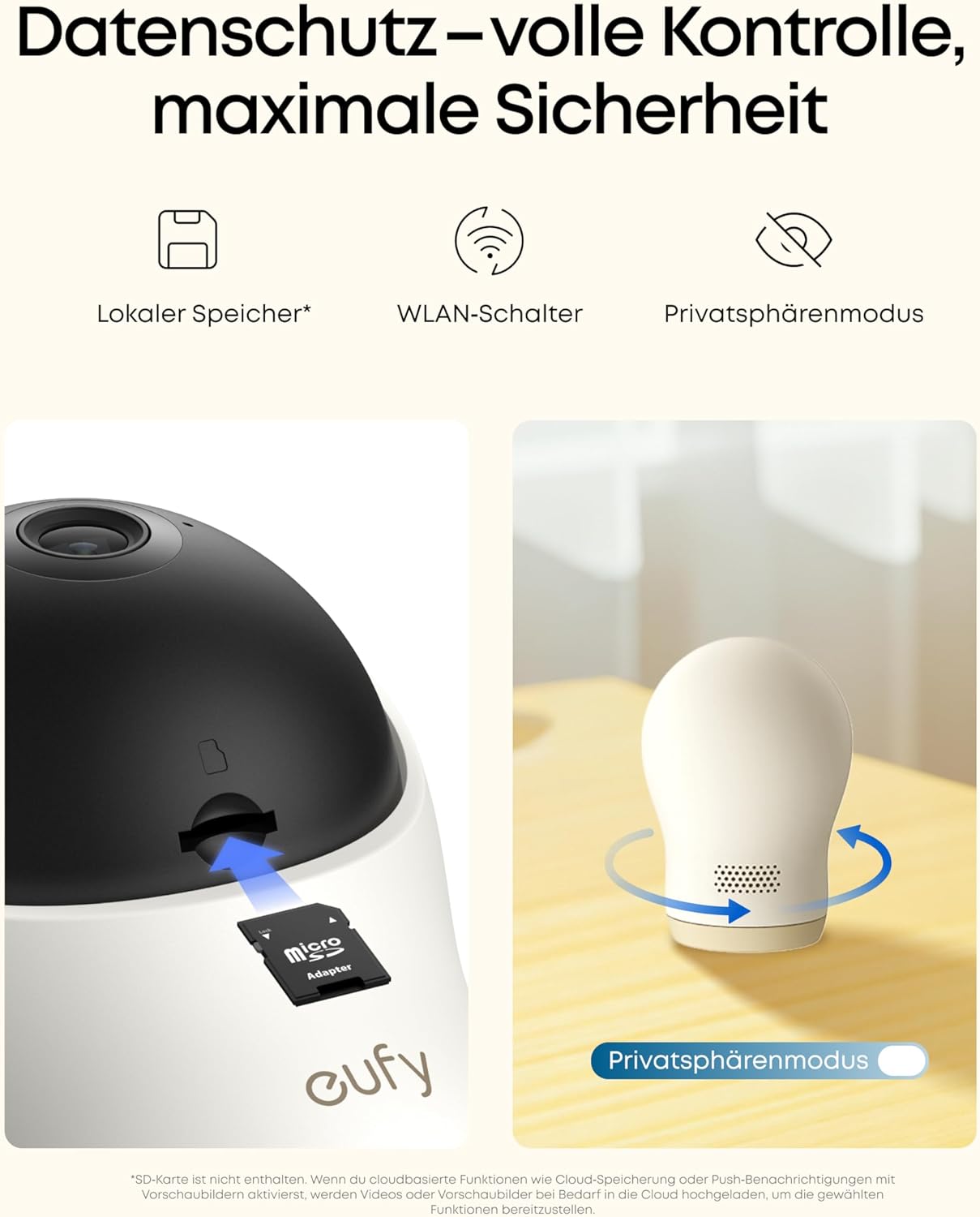 C10 Babyphone mit 2K Kamera & 12 Std. Akku, 2K Babyphone C10