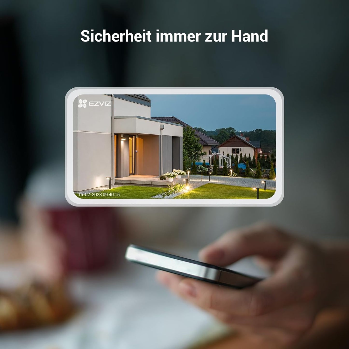 WLAN Überwachungskamera mit Nachtsicht, 2mp mit Audioempfang