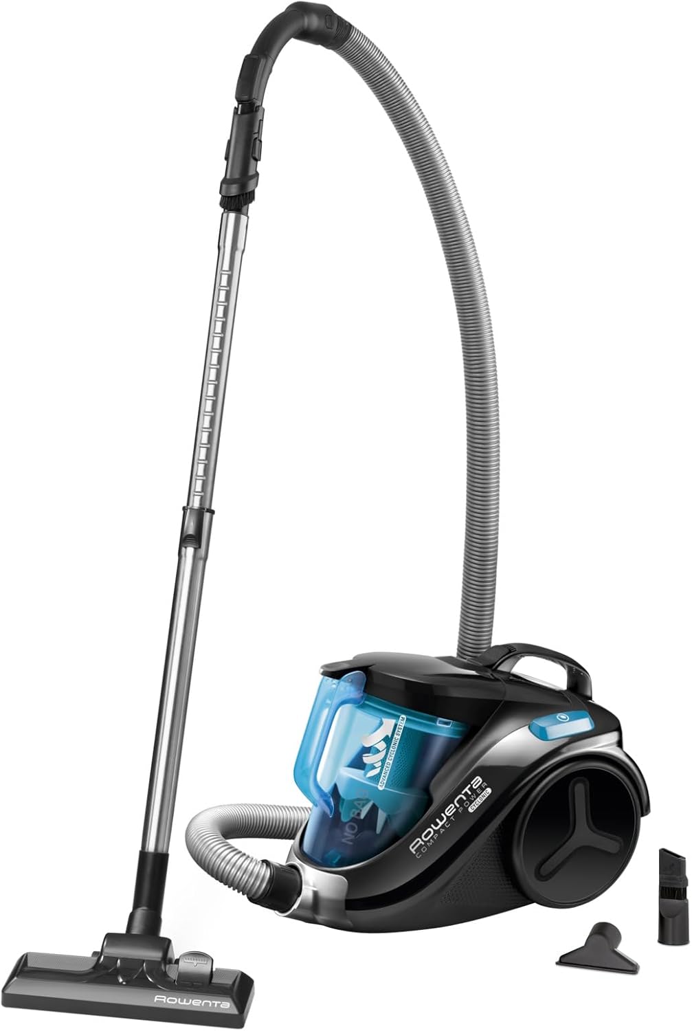 Compact Power Cyclonic RO3731 - Beutelloser Bodenstaubsauger, 1,5l Staubbox