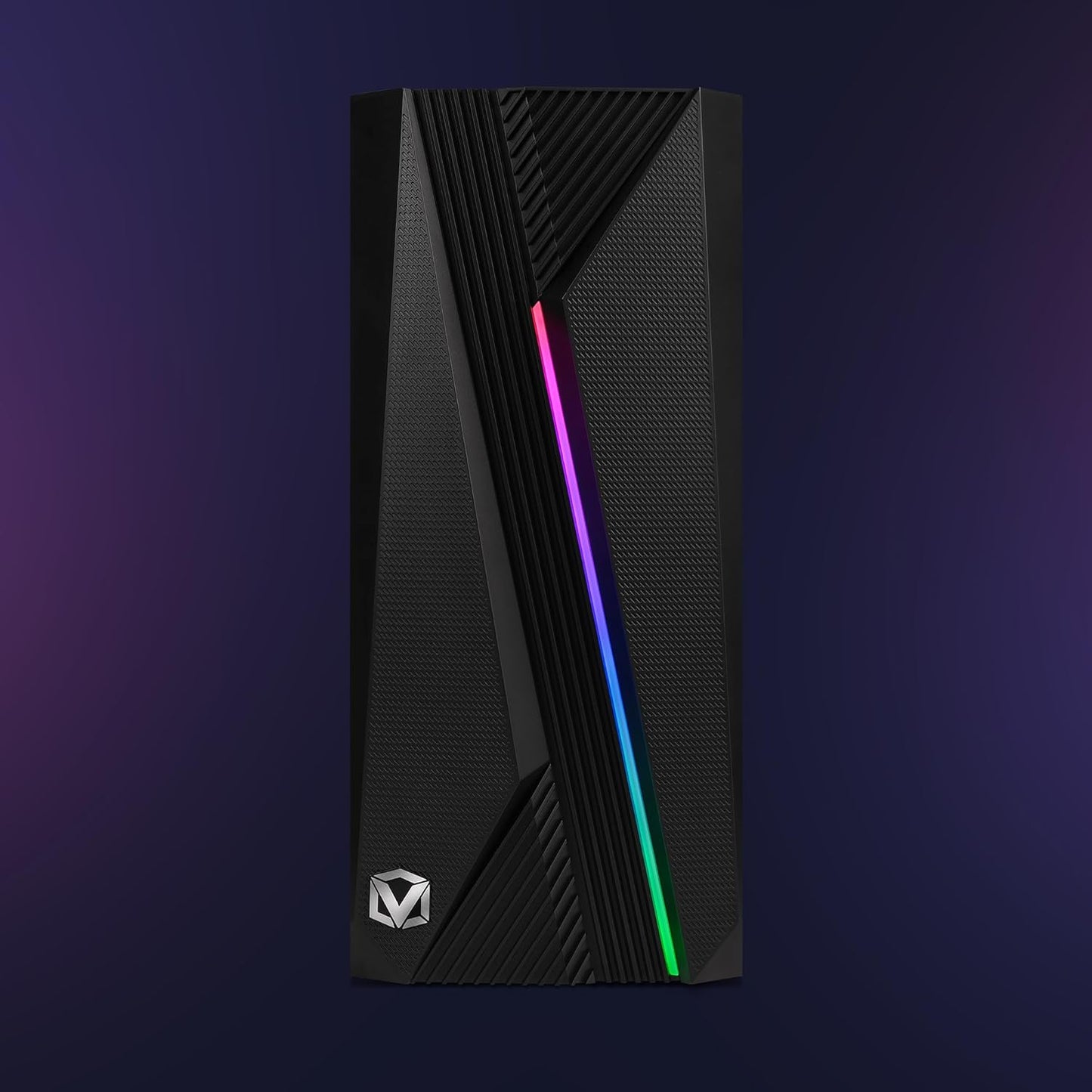 VI-132 Gaming PC Set mit Monitor 22" und Ryzen 3 Prozessor, 1TB NVMe, VTX-1 Schwarz