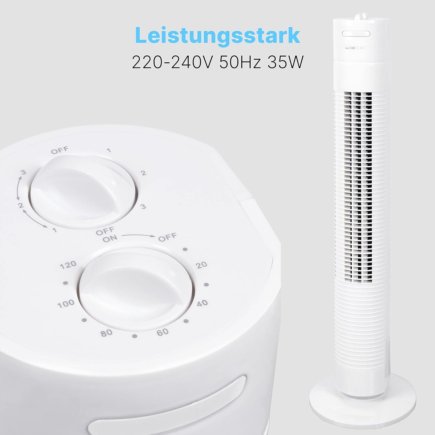 TVL 3770, Turmventilator TVL 3770 weiss