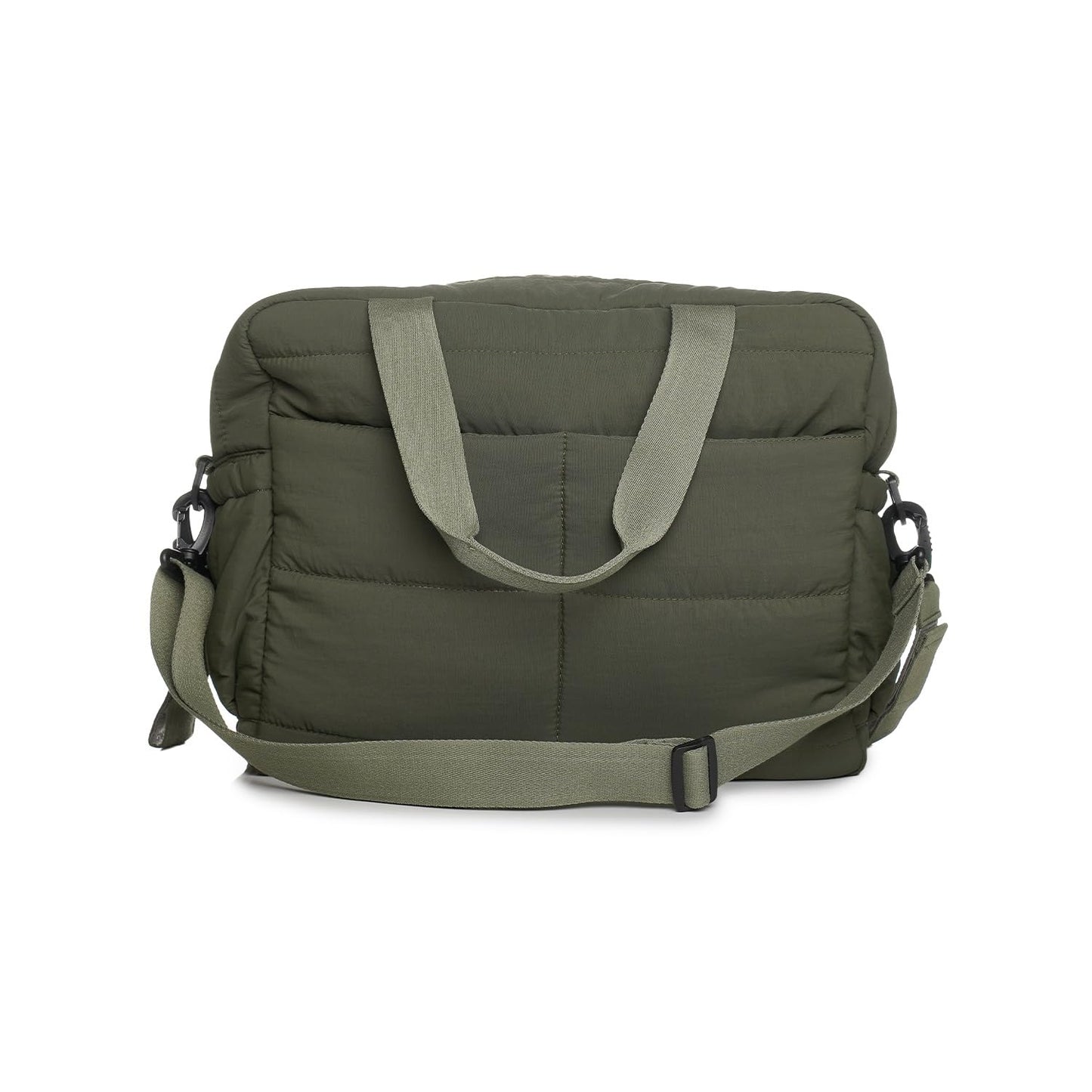 Gepolsterte Wickeltasche Plumea, Kaki