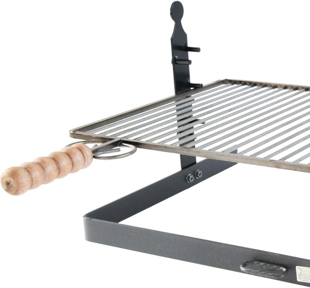 Höhenverstellbarer Grillrost mit Standfuss