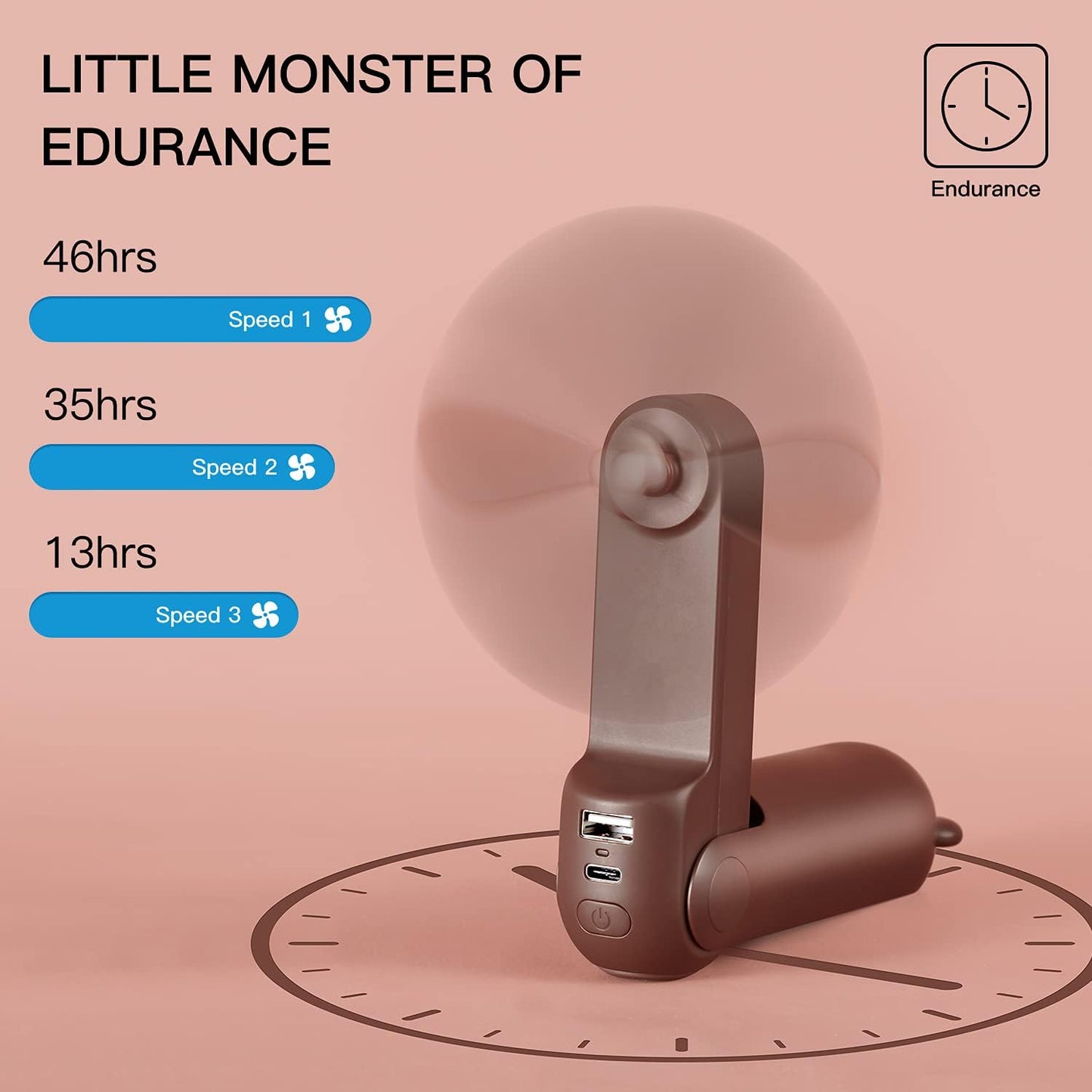 Handventilator Bear, Braun