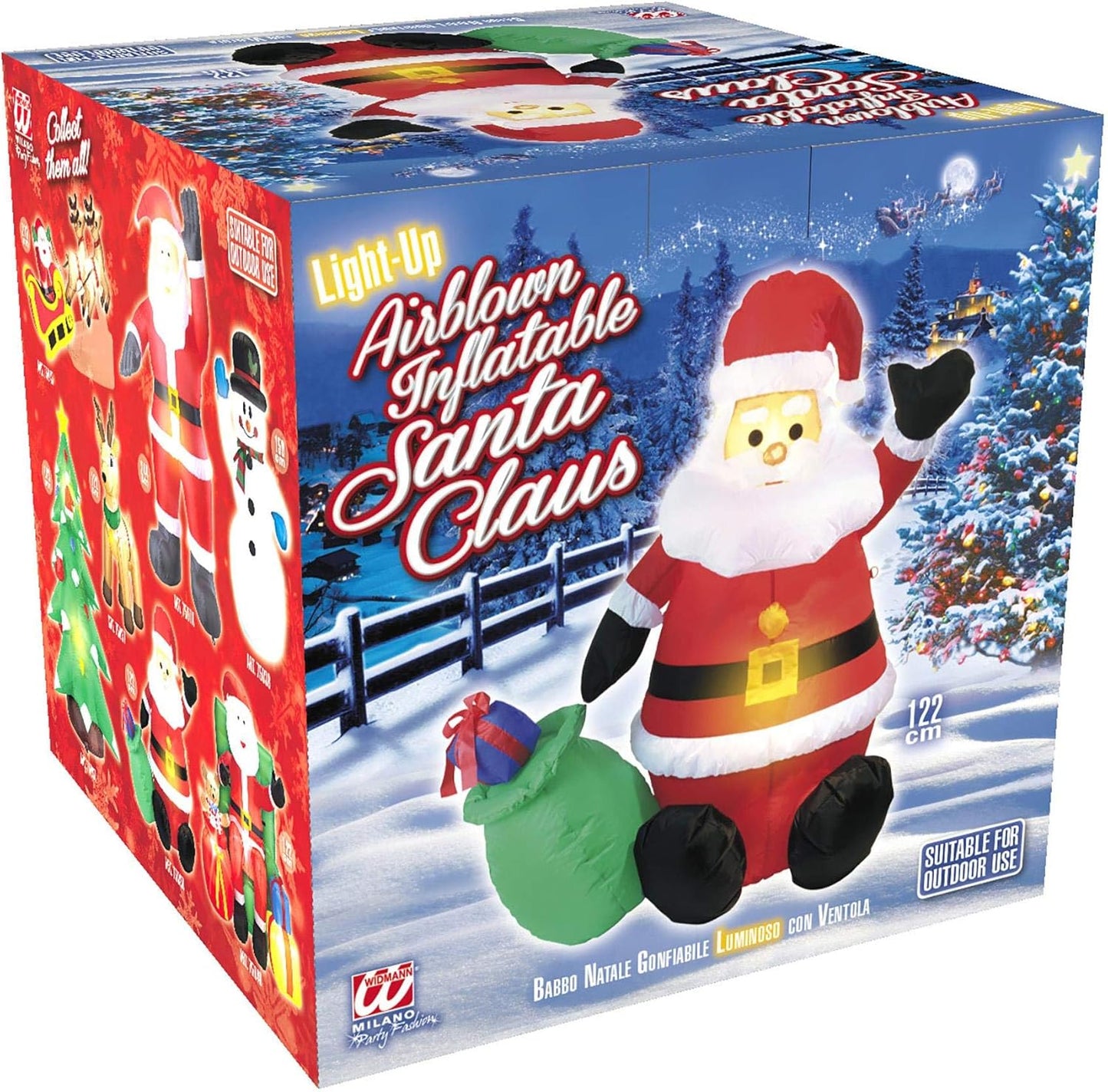 Aufblasbarer Weihnachtsmann