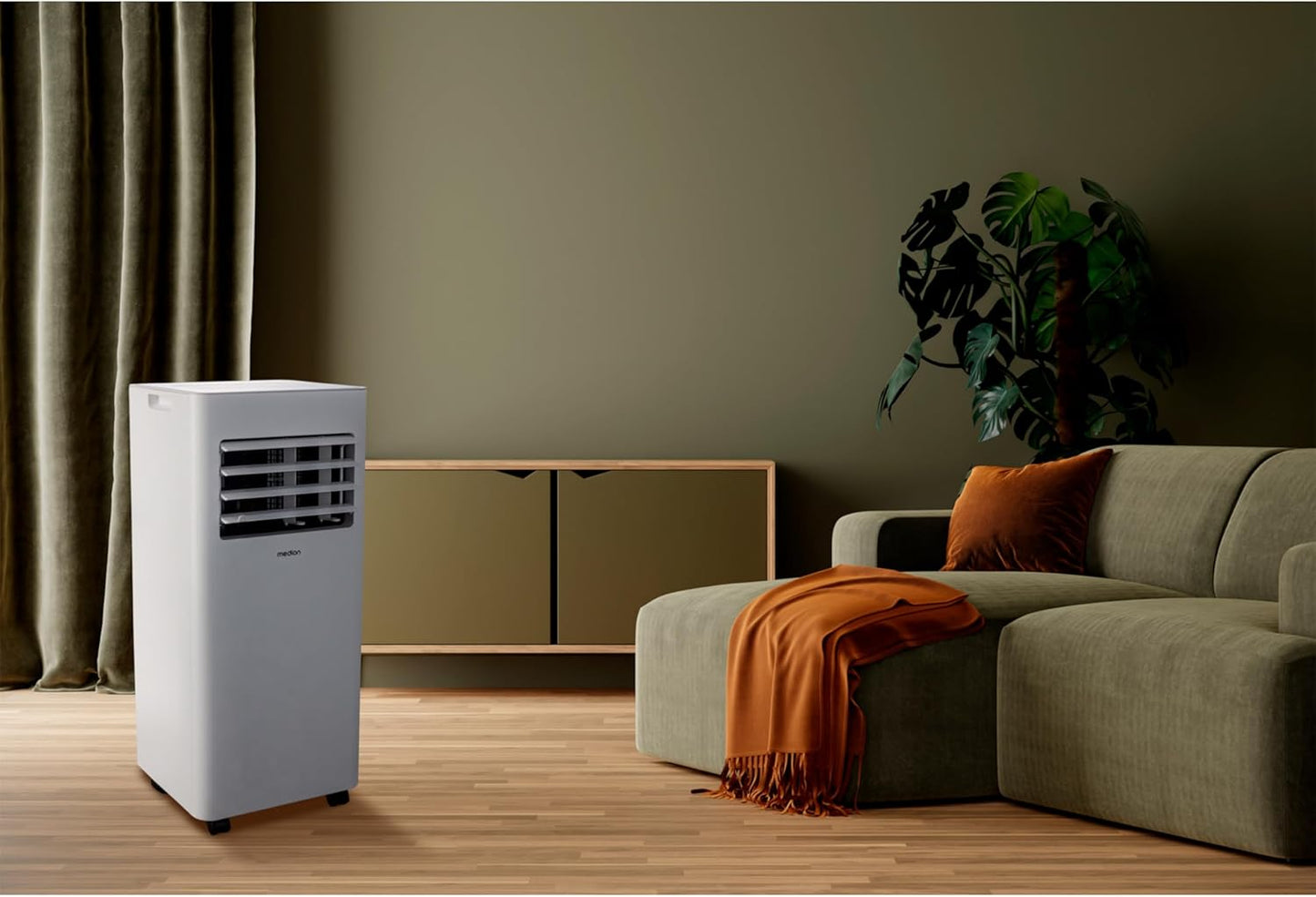 Mobile Klimaanlage mit Abluftschlauch, Fernbedienung | 7.000 BTU
