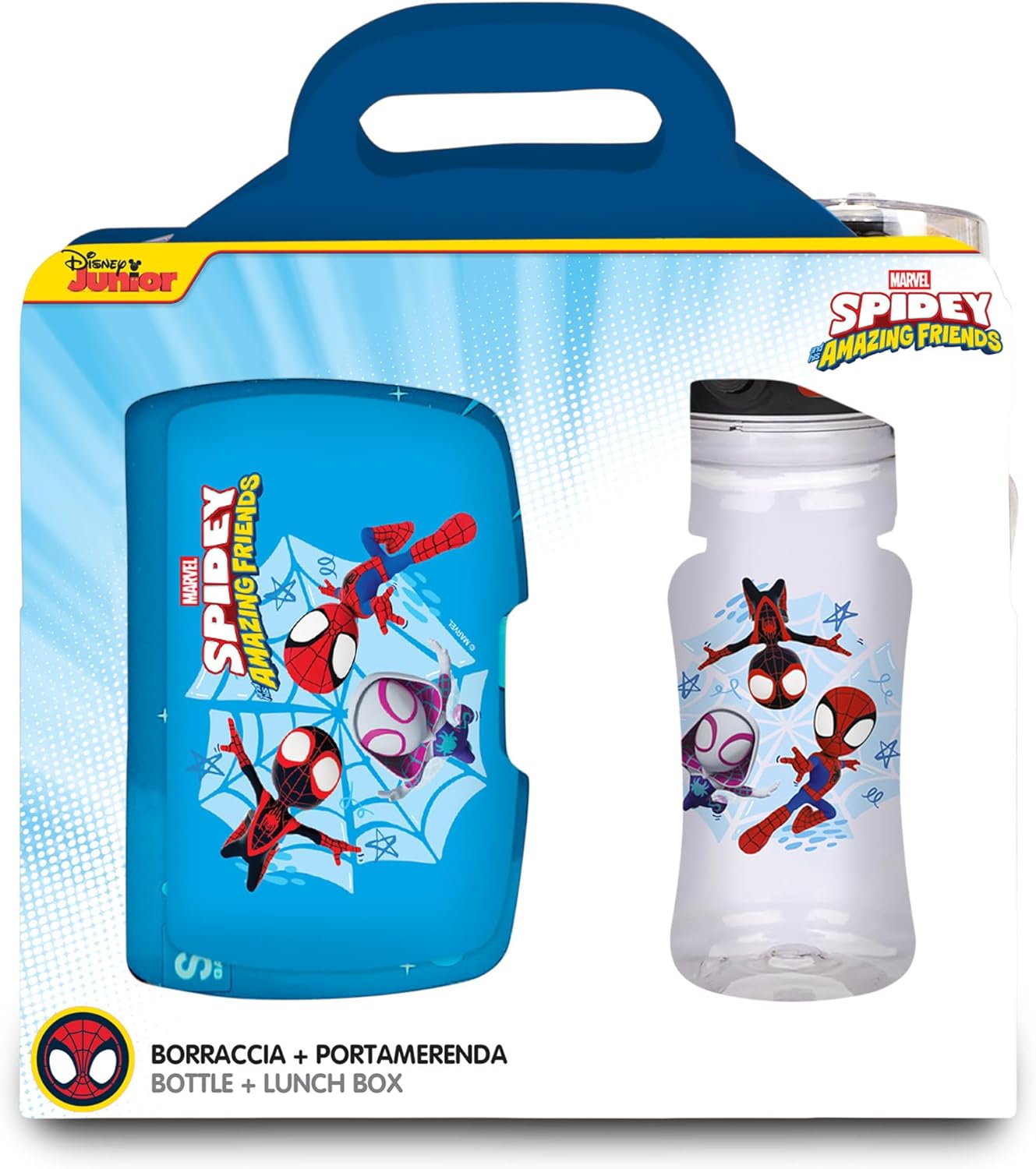 Brotdosen- und Trinkflaschen-Set Spiderman