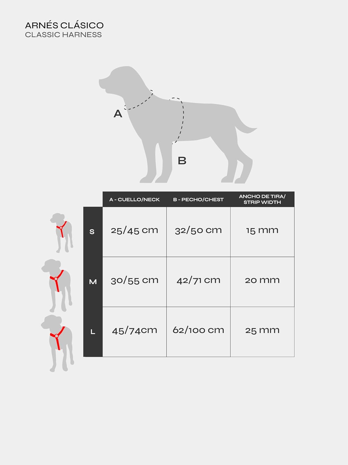 Verstellbares Anti-Zug Hundegeschirr, CHEETAH GOLD M