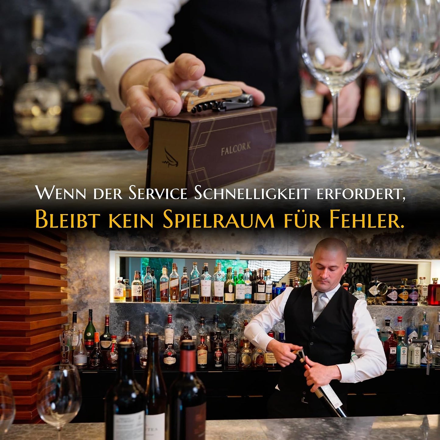 Kellnermesser aus Olivenholz