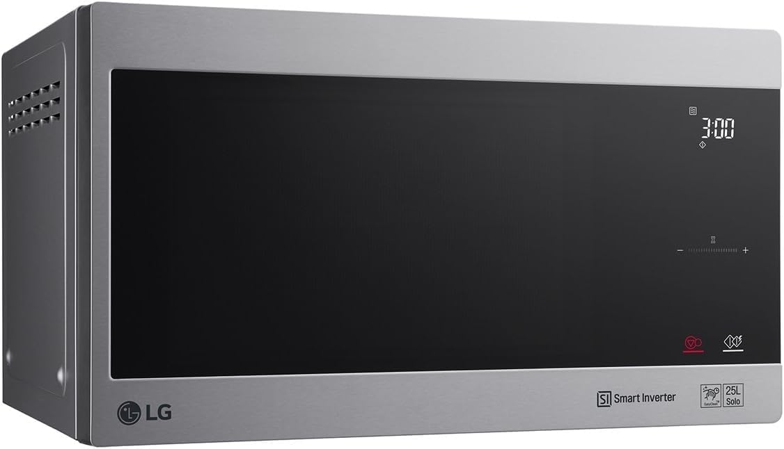 Mikrowelle MS2595CIS mit Smart Inverter Technologie, Solo-Mikrowelle, Edelstahl Silber 2