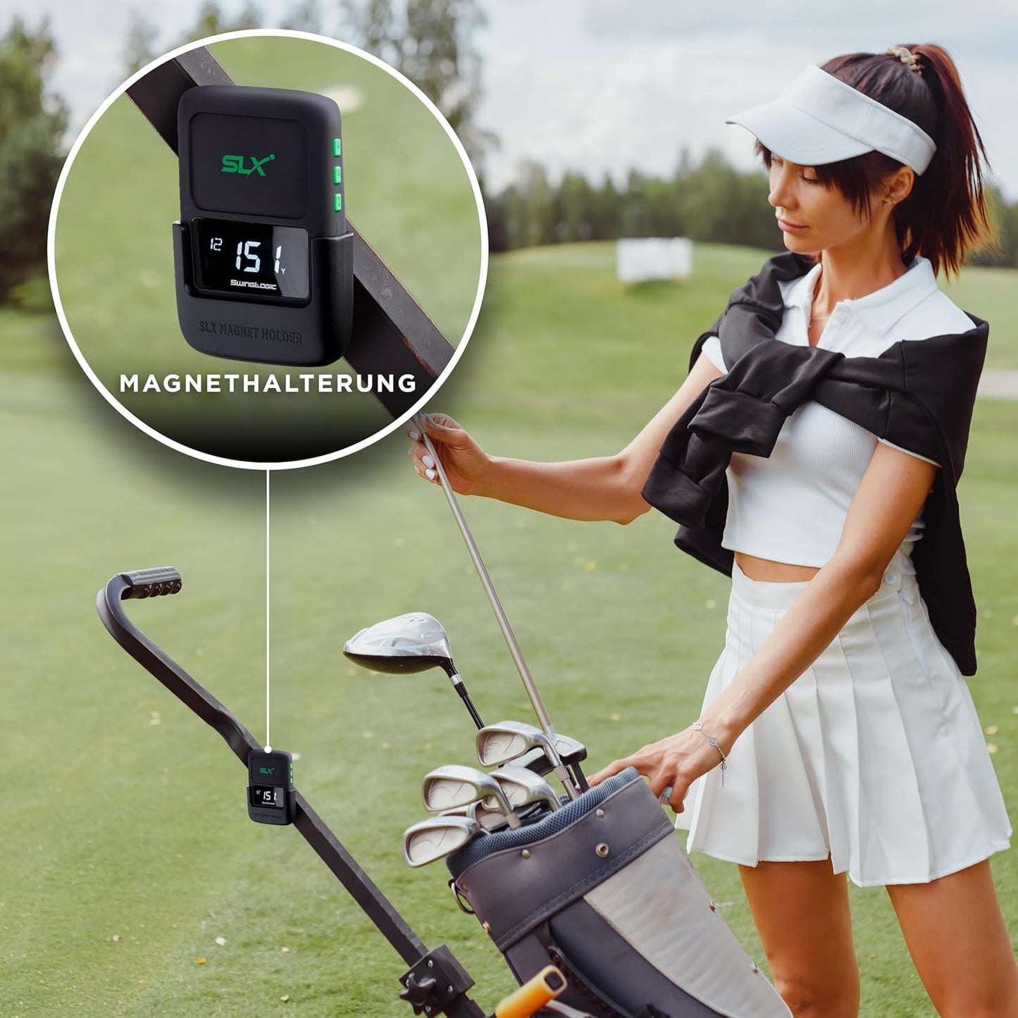 SLX Hybrid Mini Golf-Launch-Monitor mit App-Unterstützung
