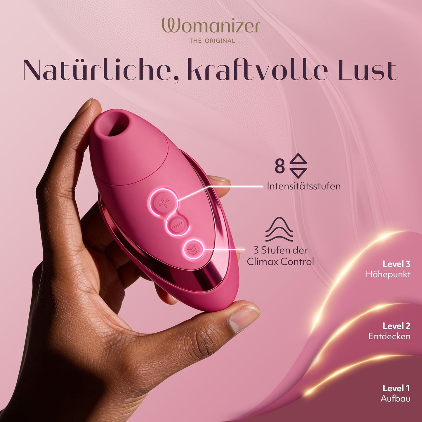 Next Liberty Klitorisstimulator mit Pleasure Air Technology, Rosa