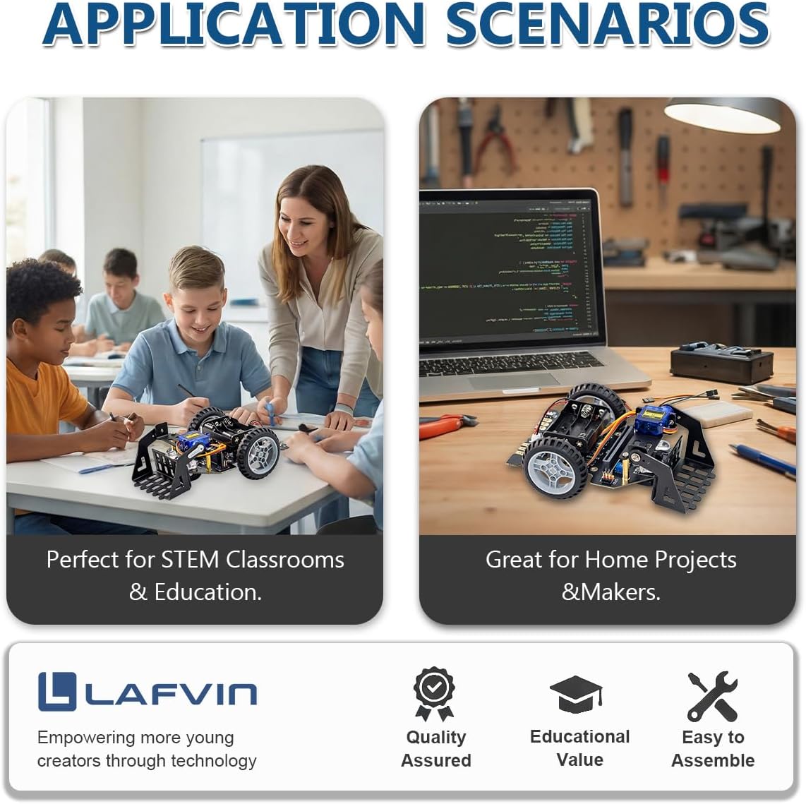 MicroBit Smart Robot Car für MakeCode & MicroPython