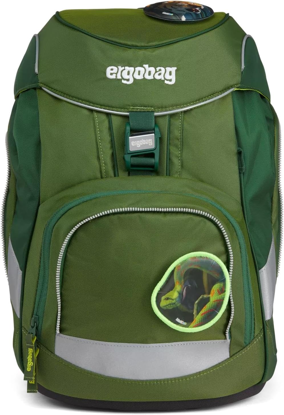 Ergonomisches Schulrucksack-Set, Einheitsgröße Grüne Mambär - Grün