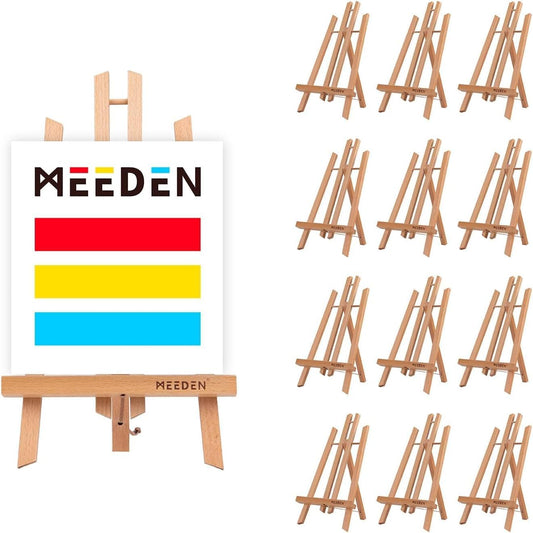 12er-Set Tischstaffelei, Natürlich 40CM