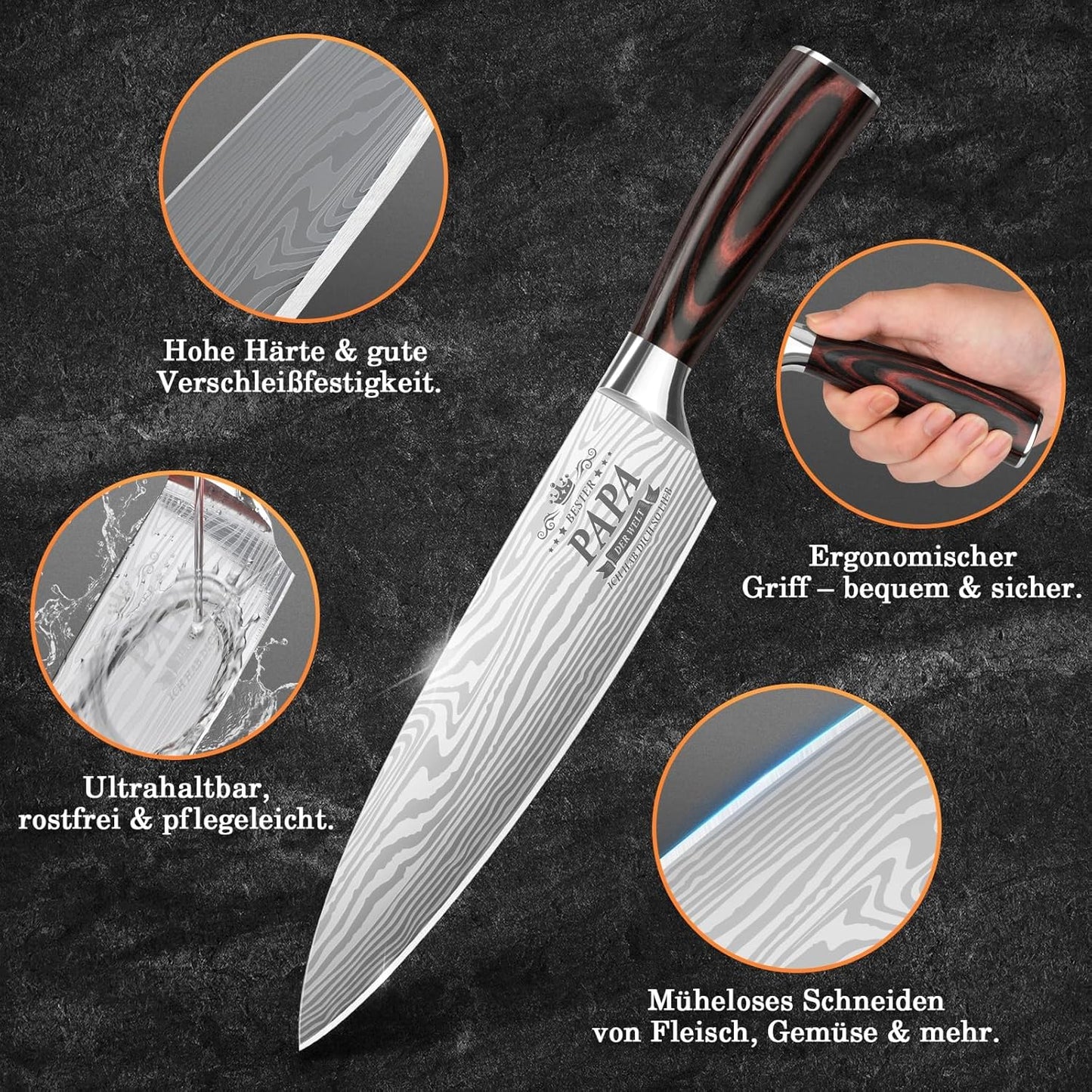 Küchenmesser Vatertagsgeschenk
