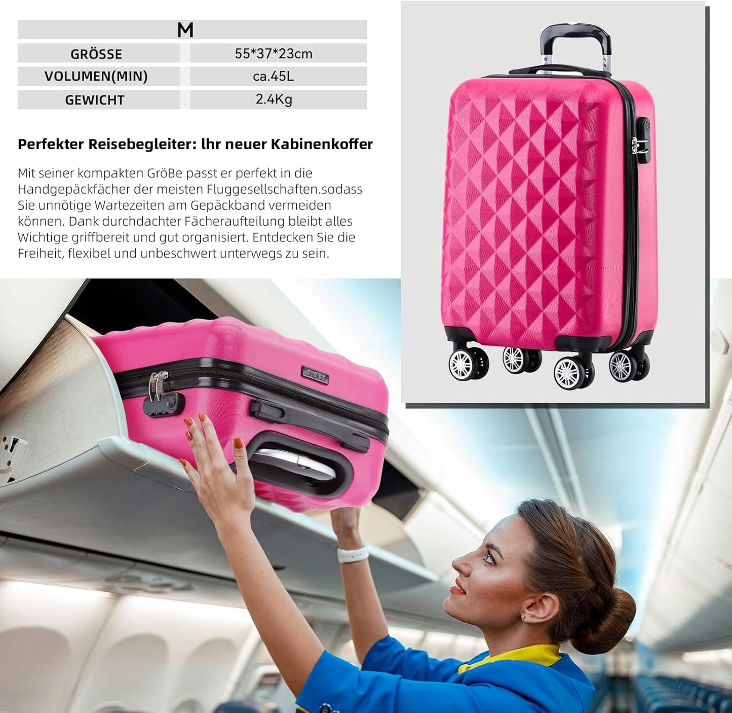 Reisekofferset, Peach