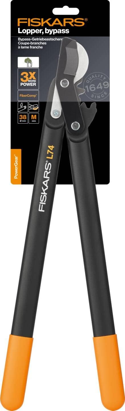 PowerGear II - Bypass-Getriebeastschere für Holz, L74 (Ast Ø 3,8 cm)