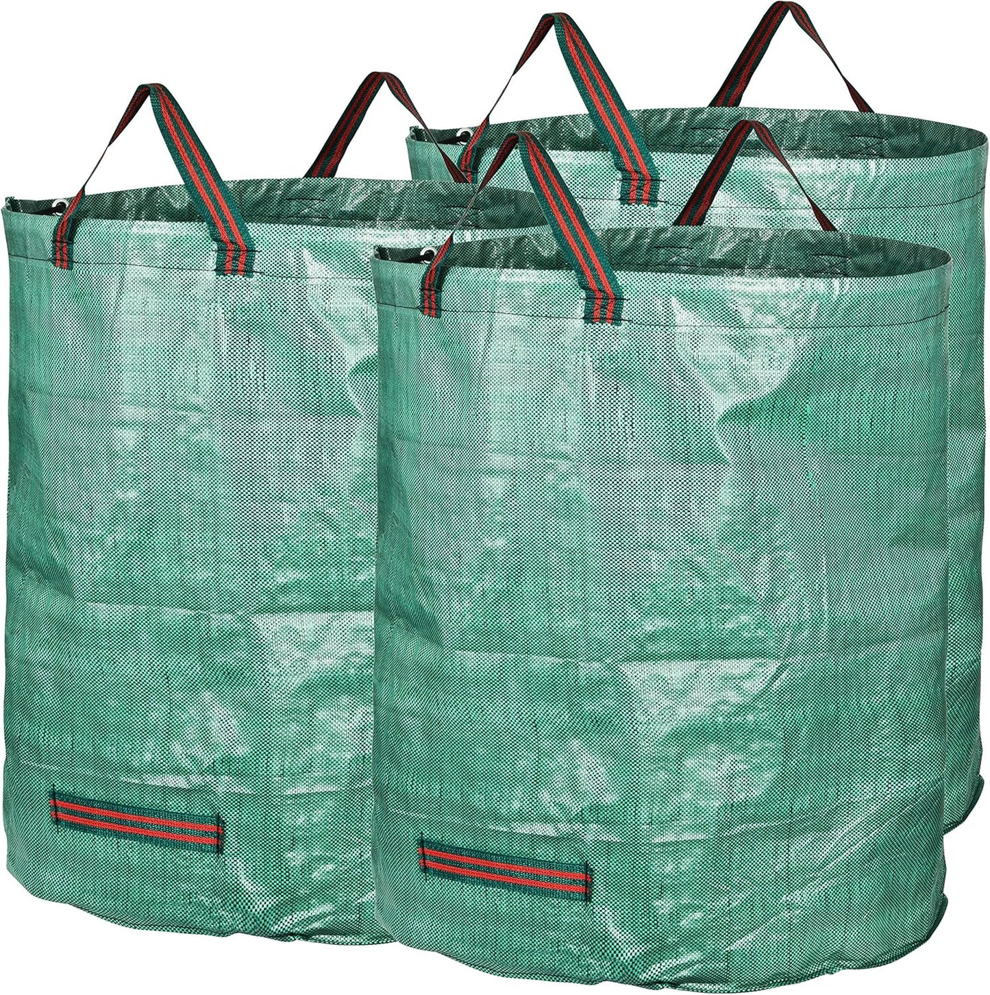 3-teiliges Gartenabfallsack-Set, faltbar, 3x 272 Liter