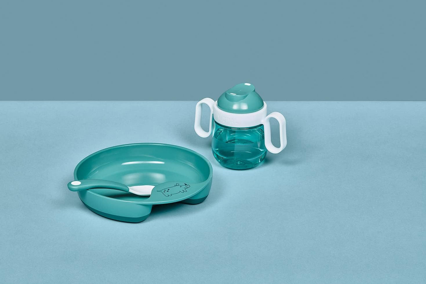 Babygeschirr Mio, Deep Turquoise Old Babygeschirr Set