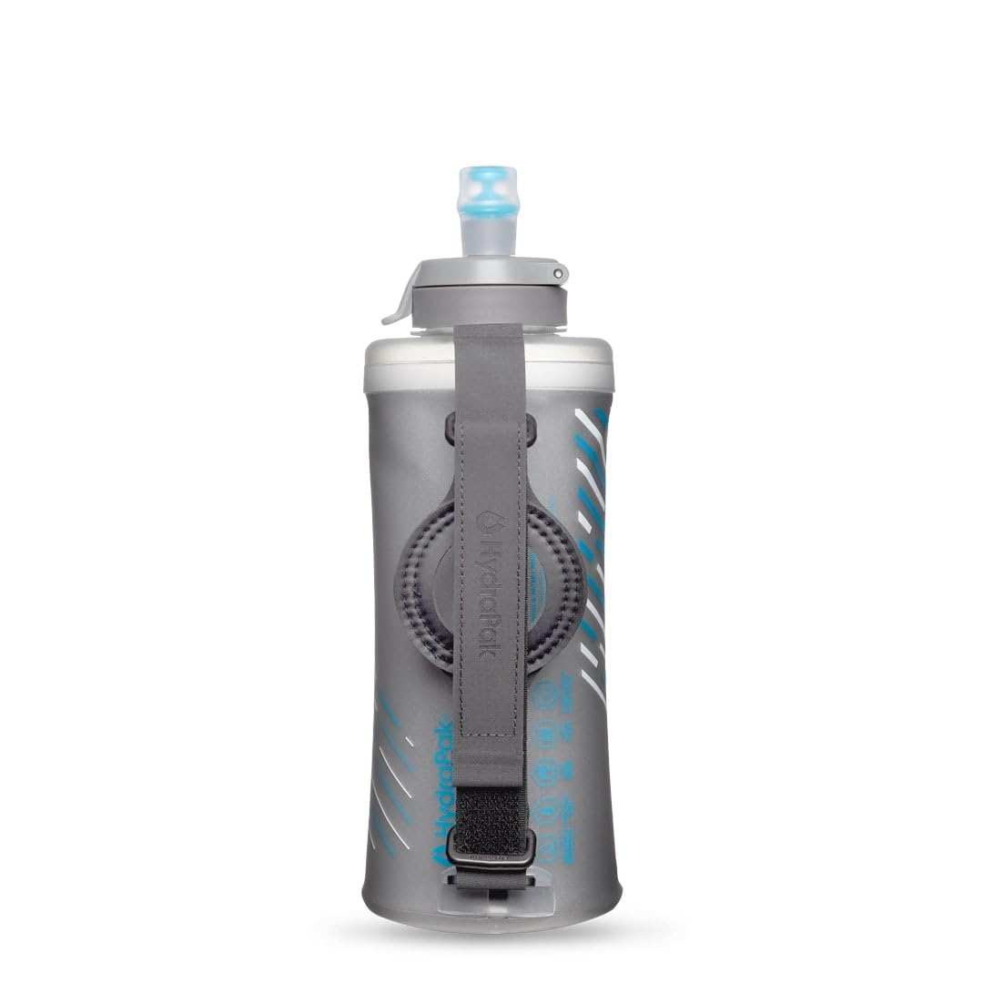 Skyflask It Speed Trinkflasche, 500 ml – isolierte Daumenschlaufe Clear