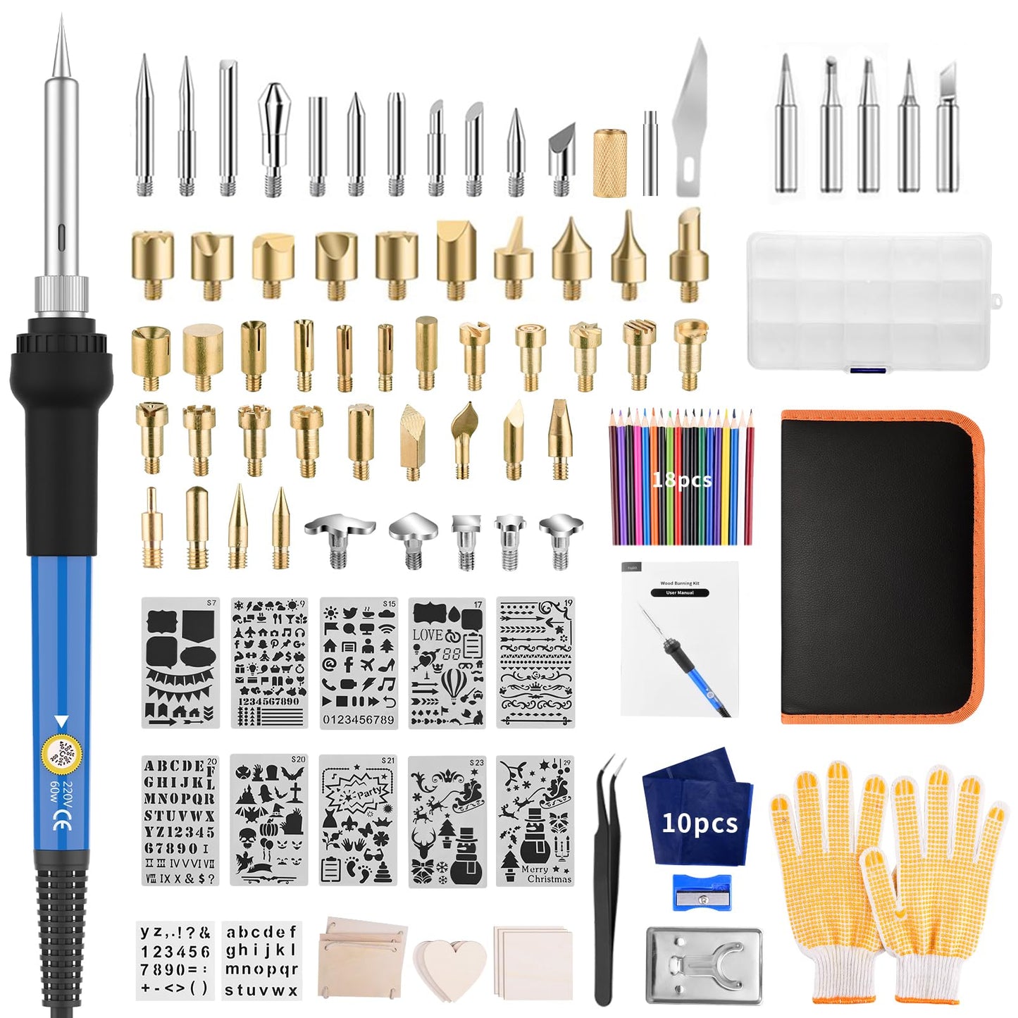 Brandmalerei Lötkolben Set, C3-brandmalerei