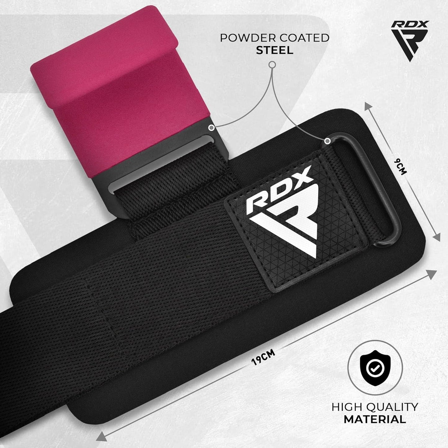 Zughilfen mit Haken für Krafttraining, Rosa