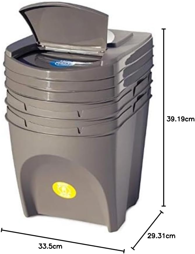 Sortibox Mülltrennsystem, Grau