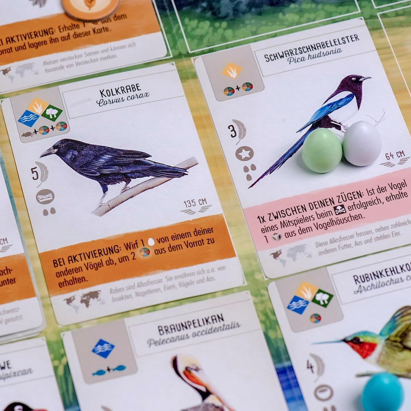 Flügelschlag Brettspiel, Single