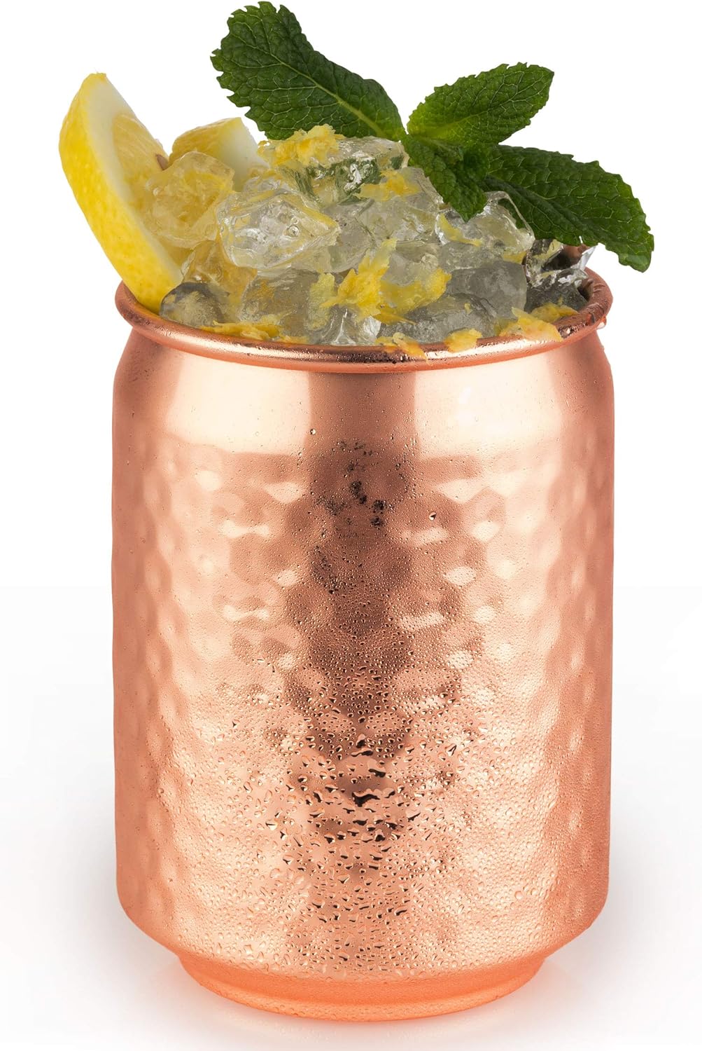 Cocktailbecher, Kupfer, Gehämmert