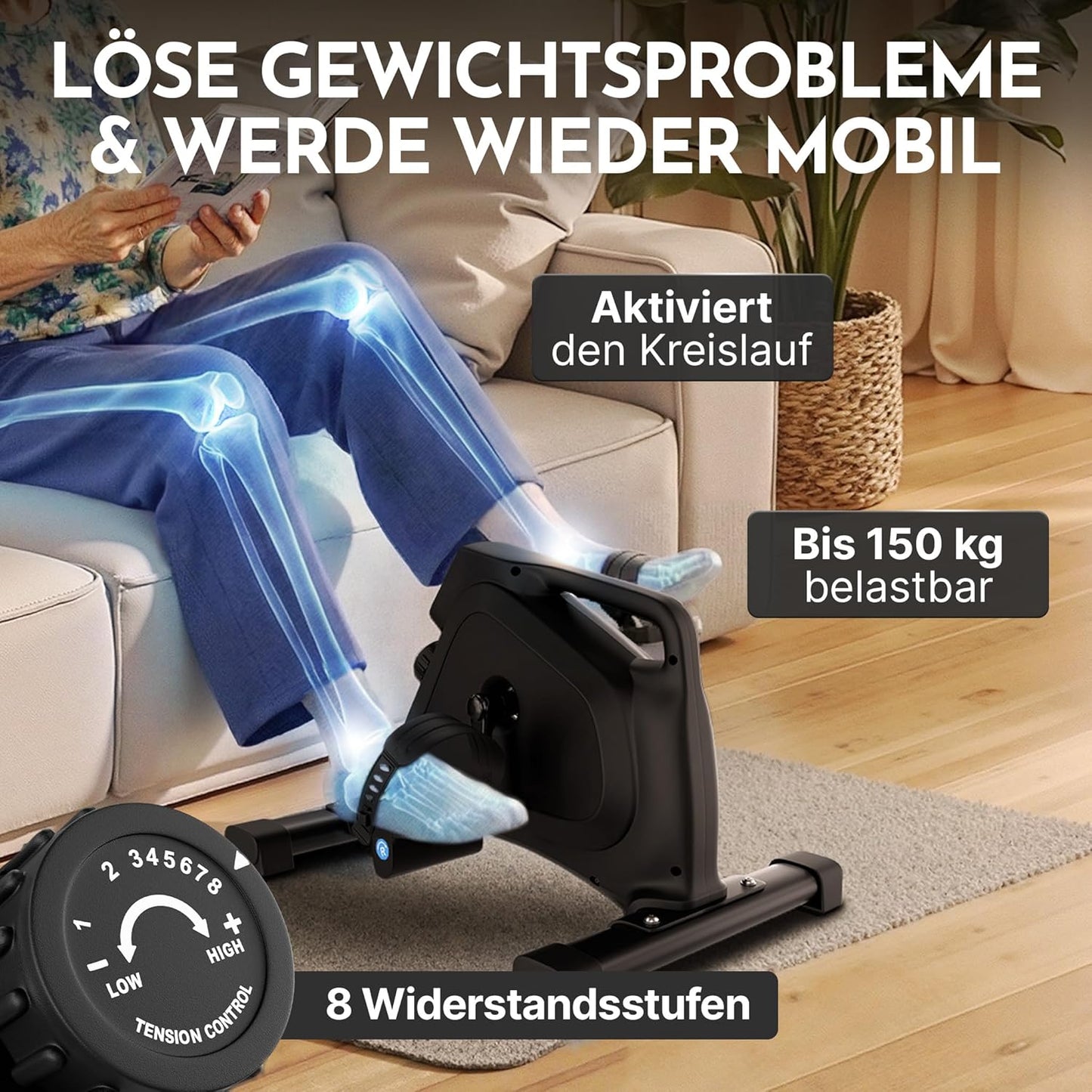 Pedaltrainer für Senioren, Pedaltrainer
