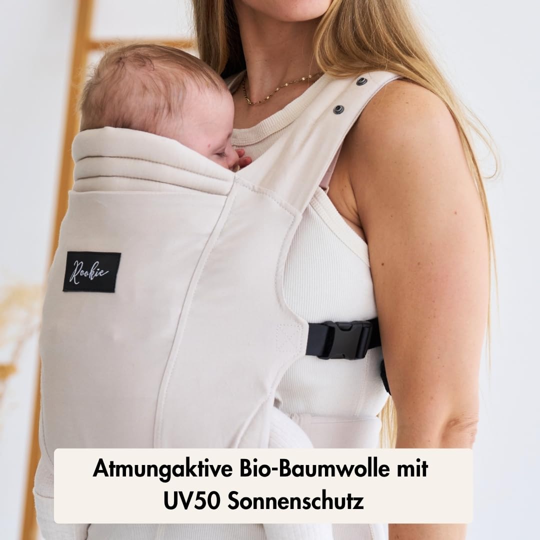 Ergonomische Babytrage, Beige