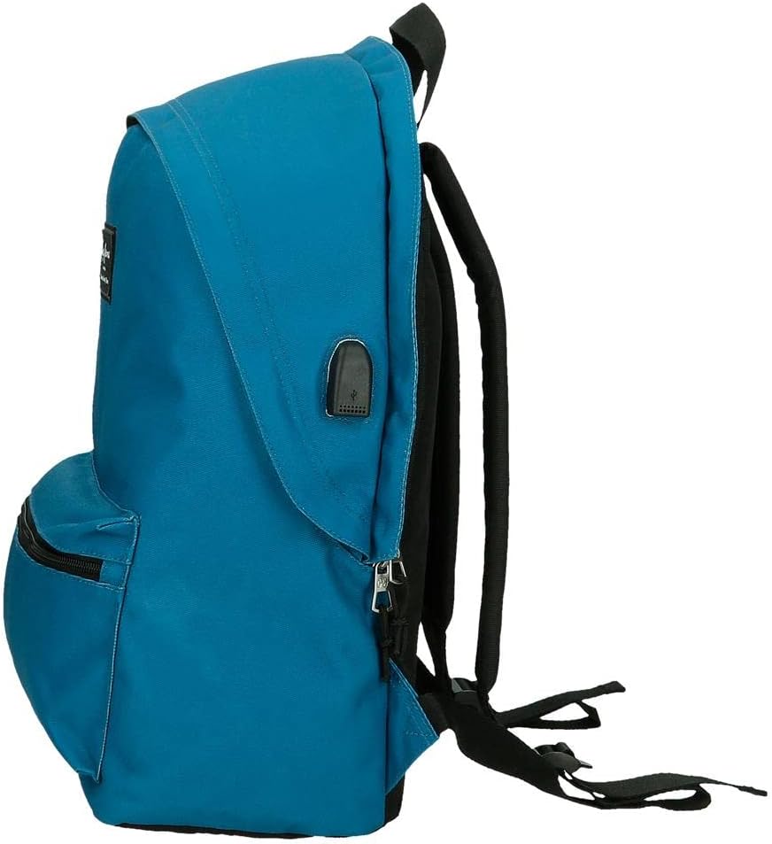 Schulrucksack mit Doppelfach, Einheitsgröße Blau (Aris)
