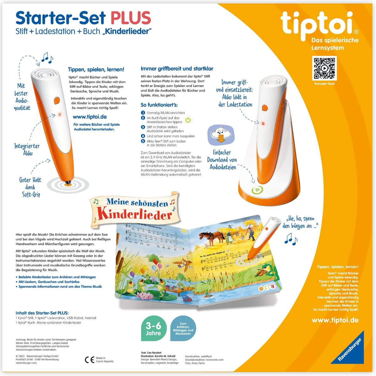Tiptoi Starter-Set + Buch Meine schönsten Kinderlieder, Single