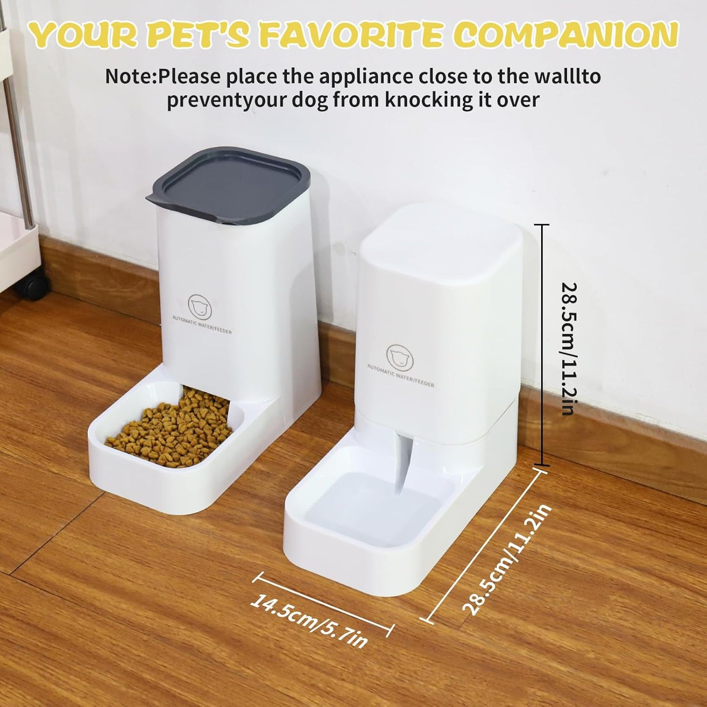 Futter- und Wasserspender Set