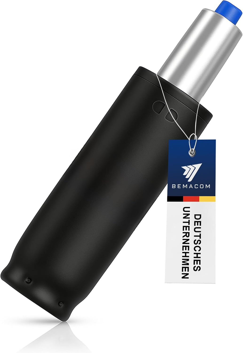 Gasdruckfeder für Bürostühle, bis 200kg, 310 mm Gesamtlänge Schwarz