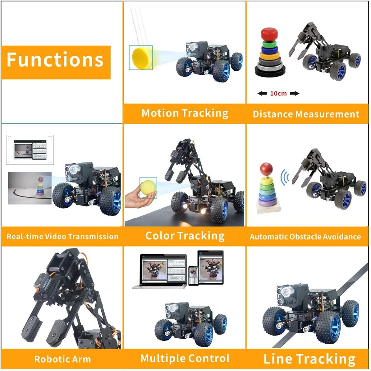 PiCar-Pro Raspberry Pi Smart Roboter Auto Kit